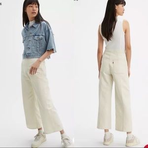 Levi’s x Wellthread Ribcage Wide Leg Crop Jean NWT